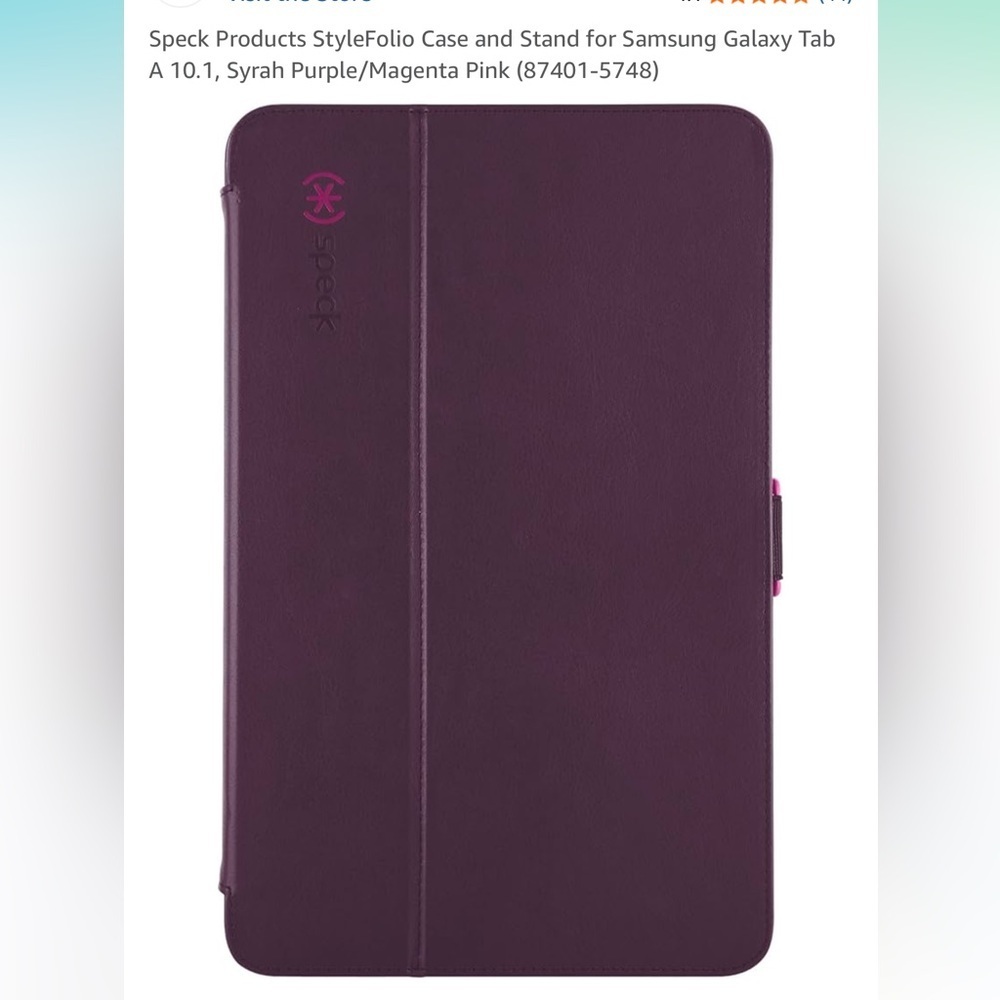Speck Purple Tablet Case for Samsung Galaxy tablet A 10.1 in purple